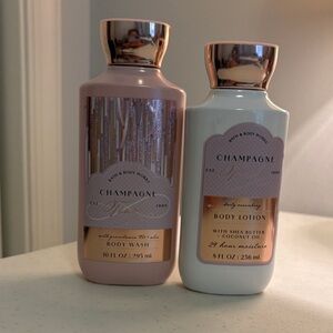 NEW-Bath & Body Works Champagne Toast Body Wash and Lotion!